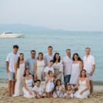 group family beach photography