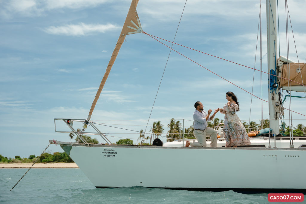 yacht engagement photoshoot phuket
