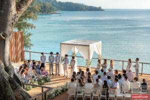 Vienne and Jack’s oceanfront wedding at Pullman Phuket Arcadia