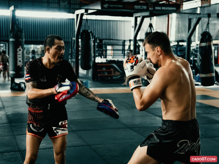 Marko photographed during his workout at Tiger Muay Thai